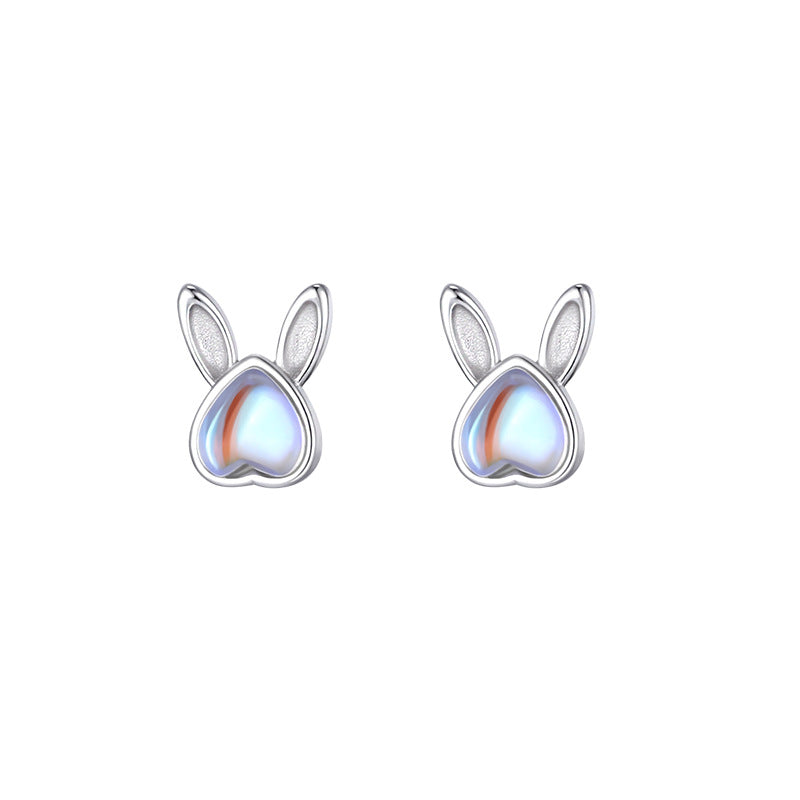 Wholesale Year of the Rabbit zodiac year 925 sterling silver Earrings